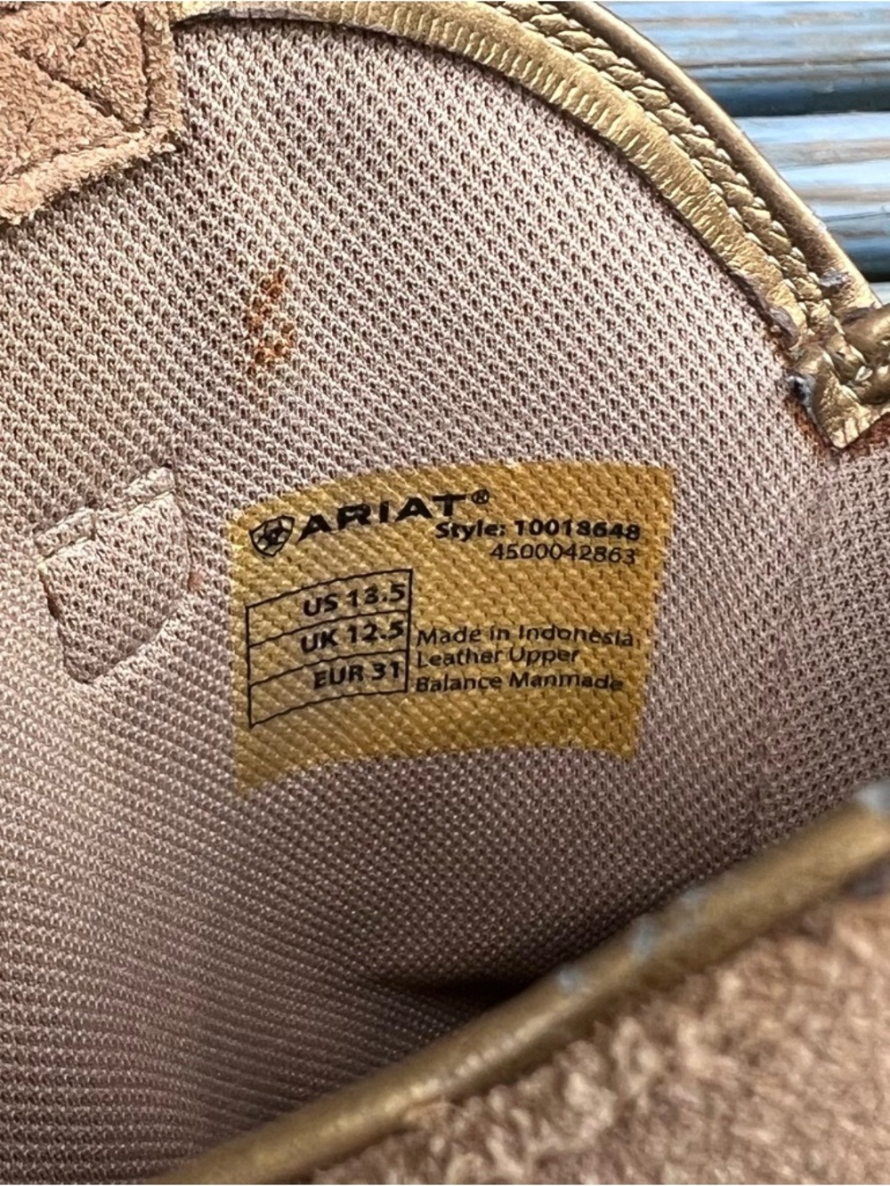 Ariat Girls Tassel Leather Cowboy Boots - Picture 8 of 9